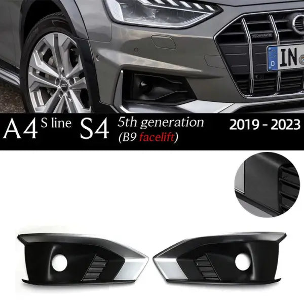 Car Craft Compatible With Audi A4l Fog Lamp Grill Frame