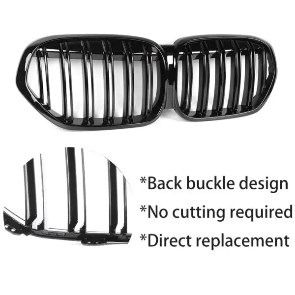 Car Craft Front Bumper Grill Compatible With Bmw X1 F48 Lci