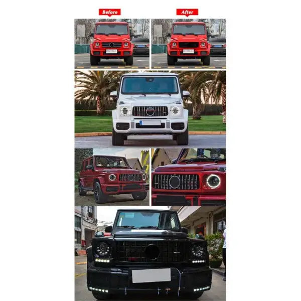 Car Craft Front Bumper Grill Compatible With Mercedes G