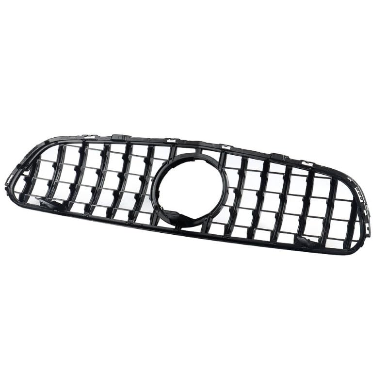 Car Craft Front Bumper Grill Compatible With Mercedes Glc W253 X256 2020-2023 Front Bumper Panamericana Grill W253 Grill Dynamic Gtr Silver Lci - CAR CRAFT INDIA