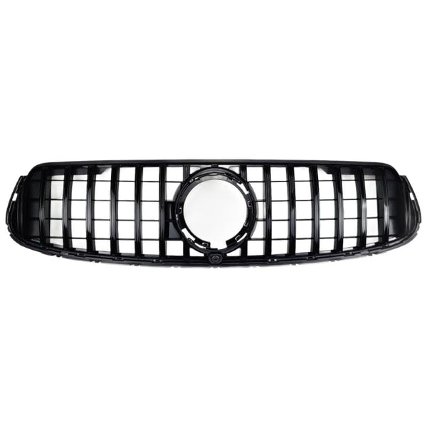 Car Craft Front Bumper Grill Compatible With Mercedes Glc W253 X256 2020-2023 Glc 63 Glc 65 Coupe Front Bumper Panamericana Grill W253 Grill Coupe Gtr Black Lci - CAR CRAFT INDIA