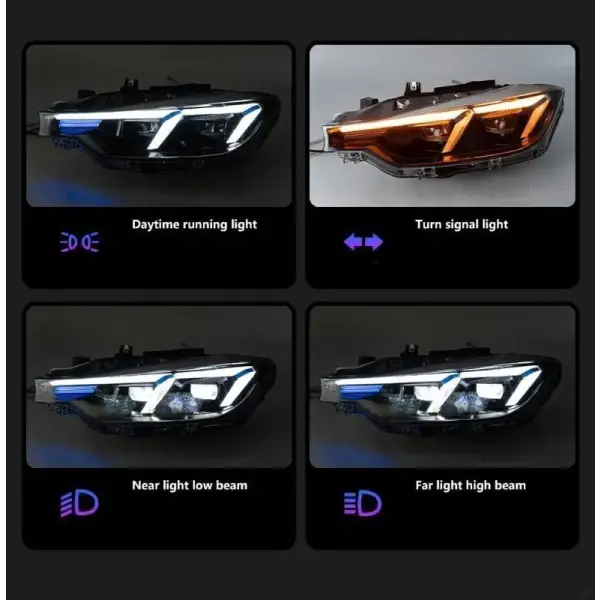 CAR CRAFT Headlight Headlamp Compatible With Bmw 3 Series