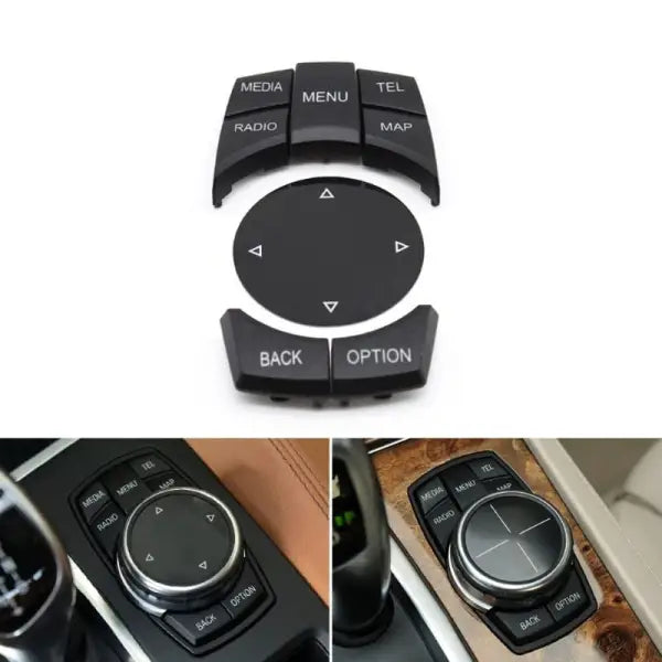 Car Craft Idrive Multimedia Button Compatible With Bmw 1
