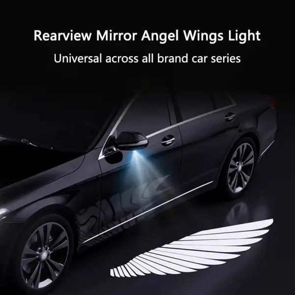 Car Craft Mirror Wings Welcome Ambient Dual Control Led
