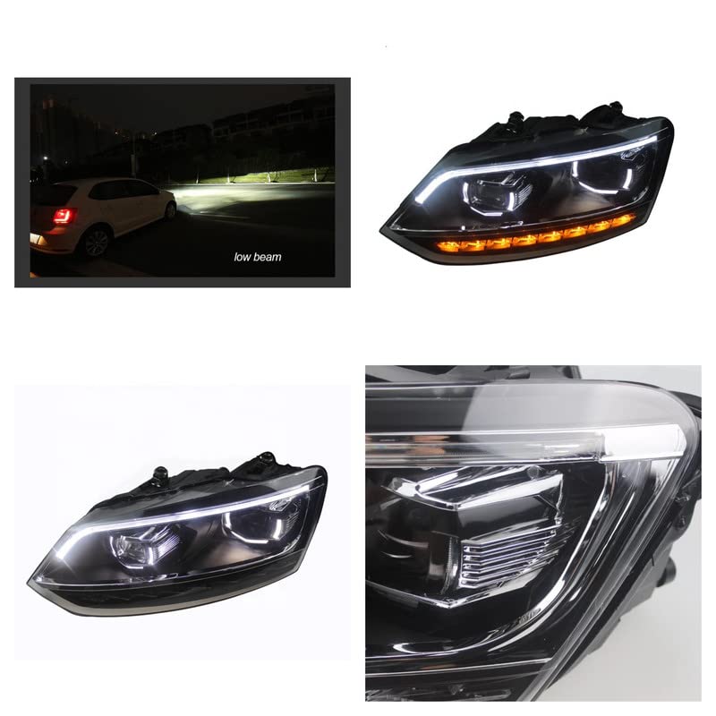 Car Craft Polo Headlight Headlamp Compatible With Volkswagen