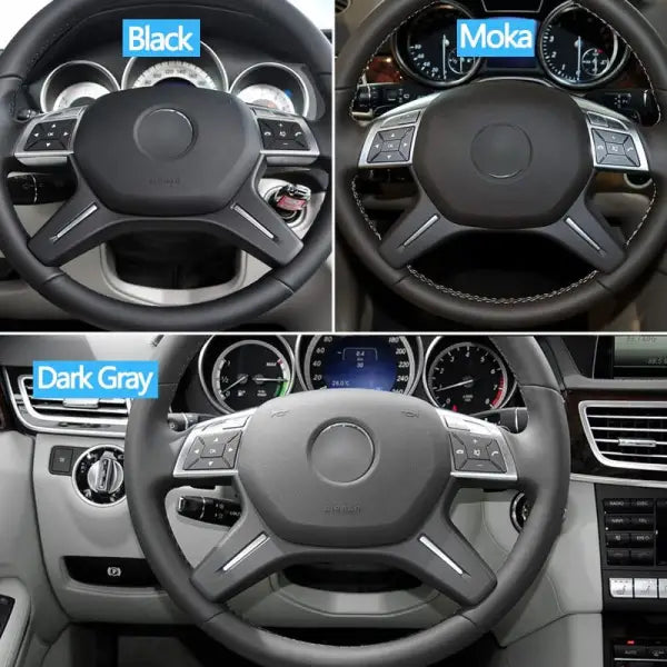Car Craft Steering Wheel Cover Trim Compatible with Mercedes