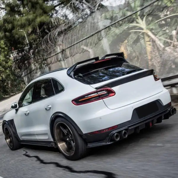 Car Craft Trunk Mid Rear Spoiler Compatible with Porsche