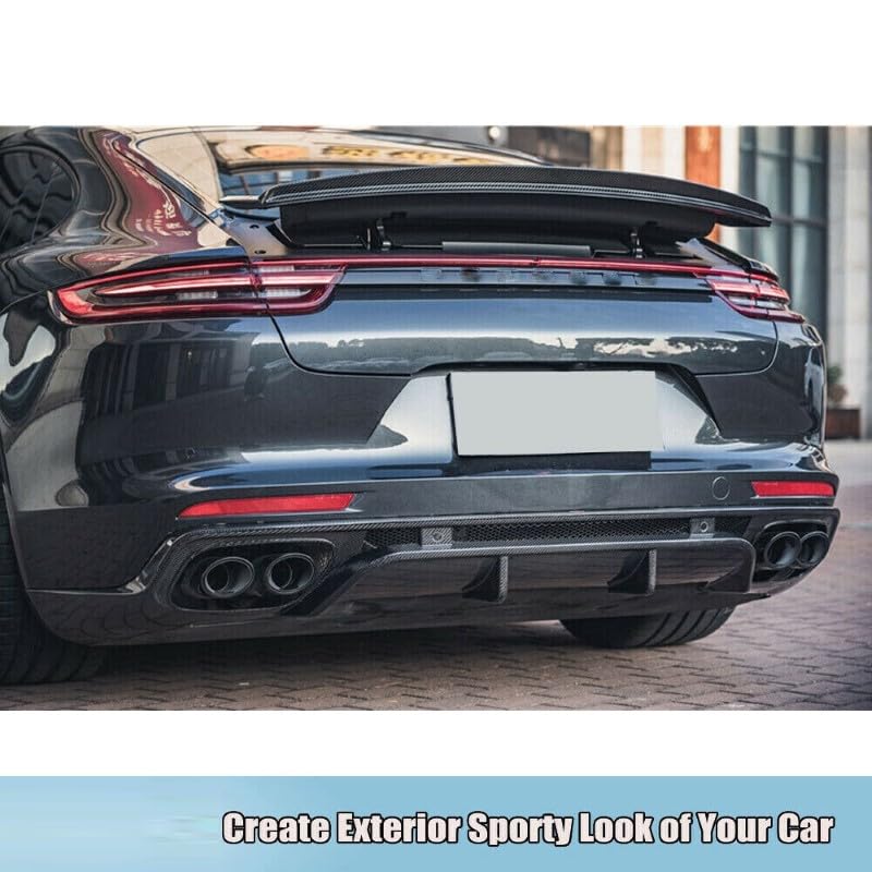 Car Craft Trunk Rear Spoiler Compatible with Porsche