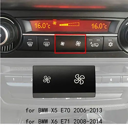 Car Craft X5 E70 Fan Button Compatible With Bmw X5 Fan