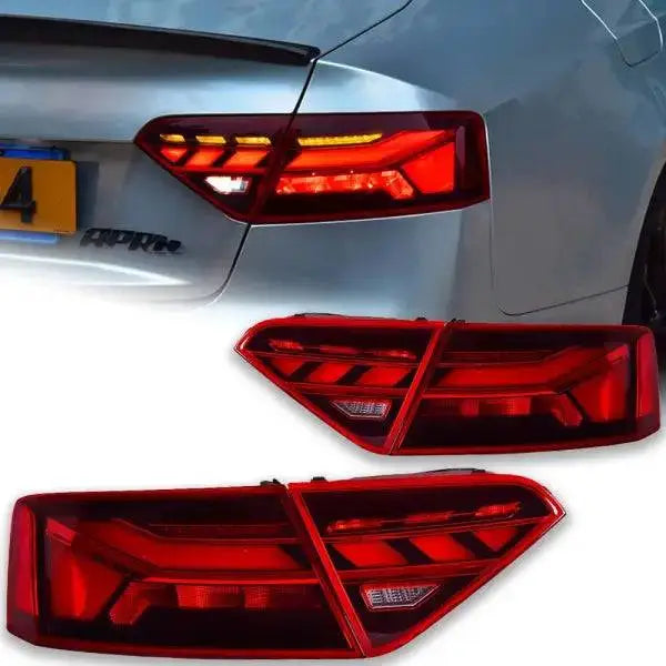 Audi A5, S5 テールランプ Car Lights for Audi A5 Tail lamp light 2008-2016 S5 LE Tail Light Anim