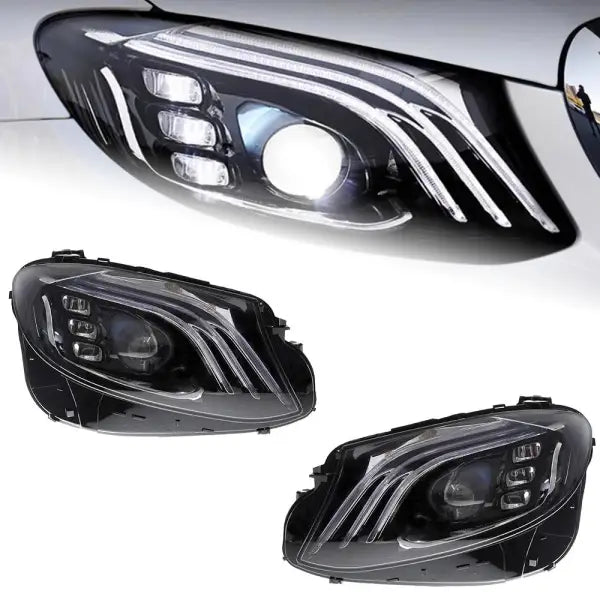 Car Styling Head Lamp for BENZ W213 Headlights 2016-2019 E200 E300 E260 E350 LED Headlight DRL Hid Bi Xenon