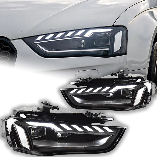 Car Styling Head Lamp for Audi A4 Headlights 2013-2016 A4 B8 LED Headlight Projector Lens DRL Signal Automotive