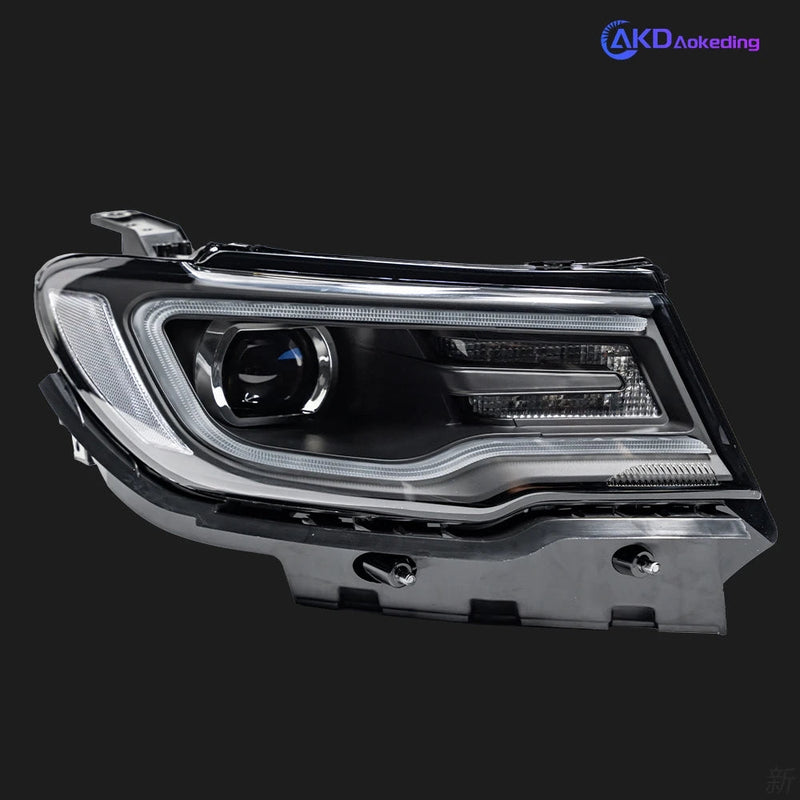 Car Styling Head Lamp for Jeep Compass Headlights 2017-2018 New Compass LED Headlight LED DRL Hid Bi Xenon