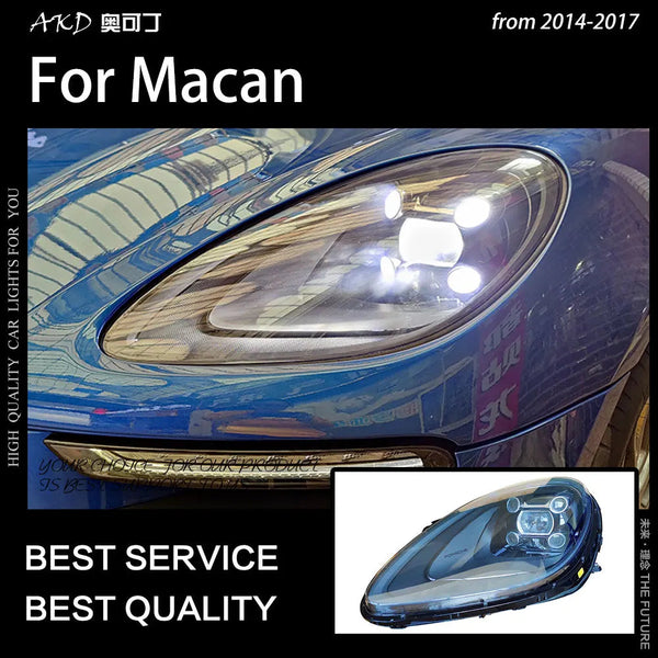 Car Styling Head Lamp for Macan Headlights 2014-2017 Macan 95B LED Headlight DRL High Low Beam Upgrade Head Lamp