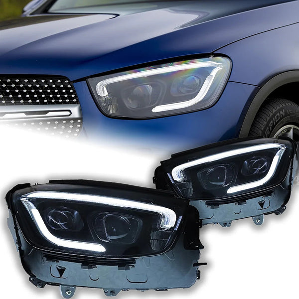 Car Styling Headlights for Benz GLC LED Headlight 2017-2022 C253 X253 GLC200 GLC260 GLC300 DRL Head Lamp