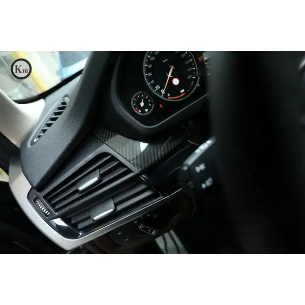 for Carbon Fiber Car Interior Parts Car Interior Trim Dashboard Trim for BMW X5 F15 2014-Up