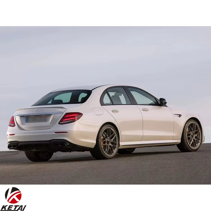 Factory Outlets E63 Style Car Bumper  Rear Diffuser for BENZ W213 AMG Sedan 2017+