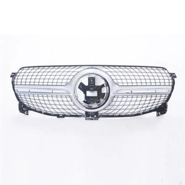 Car Craft Front Bumper Grill Compatible With Mercedes Gle W167 X167 2019-2023 Front Bumper Panamericana Grill W167 Grill Diamond Silver Dynamic Gle - CAR CRAFT INDIA