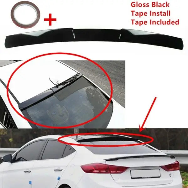 Car Craft Hood Wing Rear Spoiler Compatible with Hyundai
