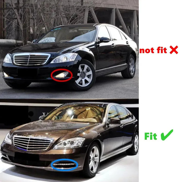 Car Craft Front Bumper Grill Compatible With Mercedes S Class W221 Lci 2010-2014 Maybach Brabus Sports Gt Amg Front Bumper Panamericana Grill W221 Grill Maybach Lci Black - CAR CRAFT INDIA