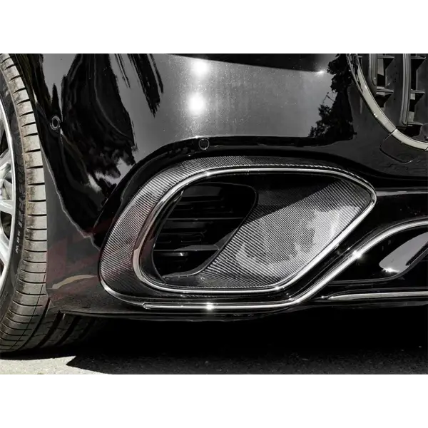 Dry Carbon Lip for Benz 2021-2023 S-Class W223 S63 AMG Upgrade Carbon Fog Lamp Frame Diffuser Side Skirt