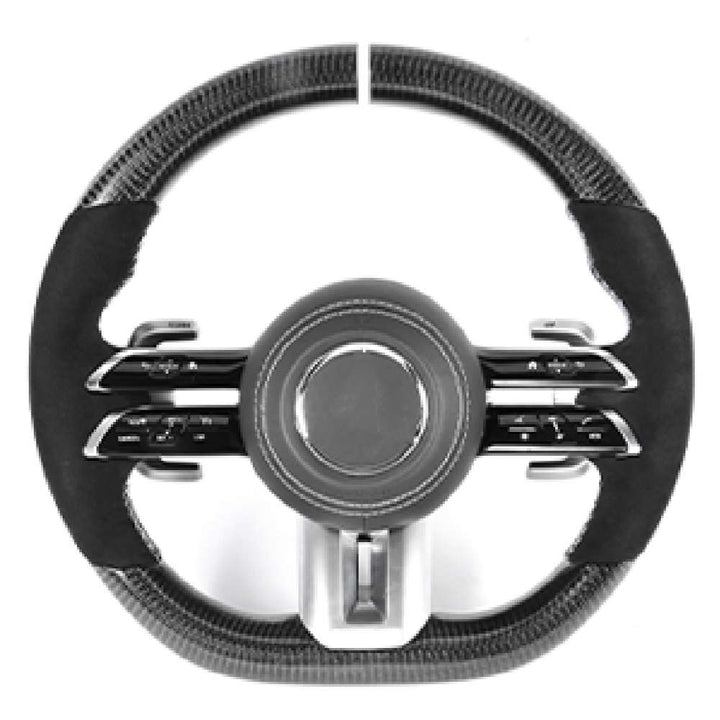 Car Craft Compatible With Mercedes A B C E S G V M Class Ml Gl Gla Glb Glc Gle Gls Slk G55 G63 G Wagon Eqs Upgraded Custom Amg Brabus Maybach Full Steering Wheel Style 10 CC-8148 - CAR CRAFT INDIA