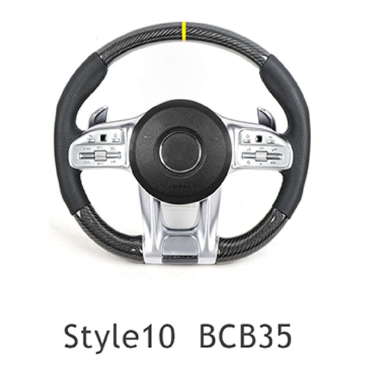 Car Craft Compatible With Mercedes A B C E S G V M Class Ml Gl Gla Glb Glc Gle Gls Slk G55 G63 G Wagon Eqs Upgraded Custom Amg Brabus Maybach Full Steering Wheel Style1 0 Bcb35 CC-8128 - CAR CRAFT INDIA
