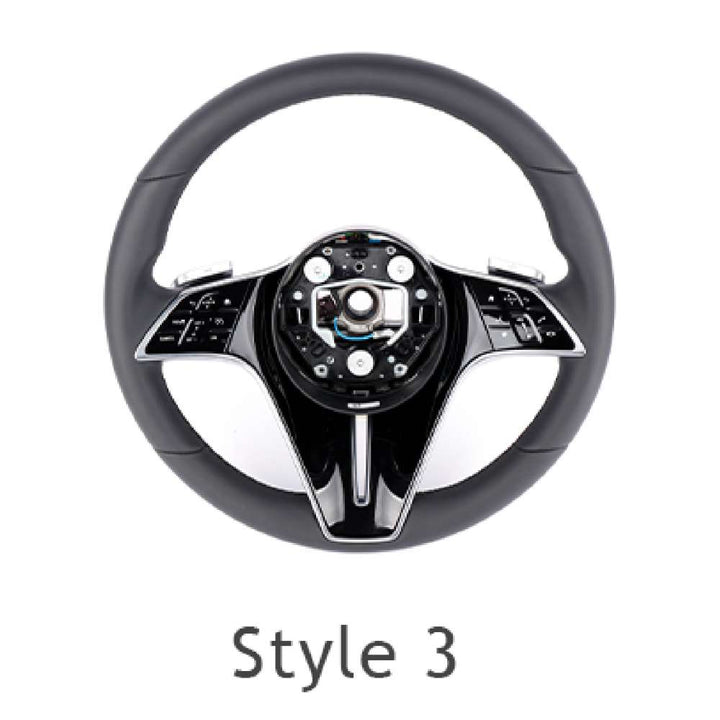 Car Craft Compatible With Mercedes A B C E S G V M Class Ml Gl Gla Glb Glc Gle Gls Slk G55 G63 G Wagon Eqs Upgraded Custom Amg Brabus Maybach Full Steering Wheel Style 3 CC-8138 - CAR CRAFT INDIA
