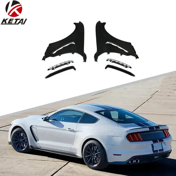 GT350 Style Steel Material Modified Auto Bumper Parts Fender for Mustang 2015-2017