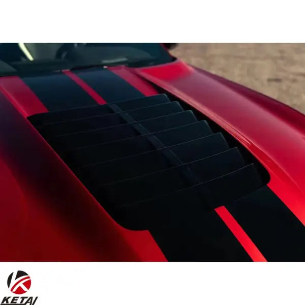 GT500 Style Car Bumper Accessories Sheet Metal Stamping Aluminum Hood for Mustang 2018-2022