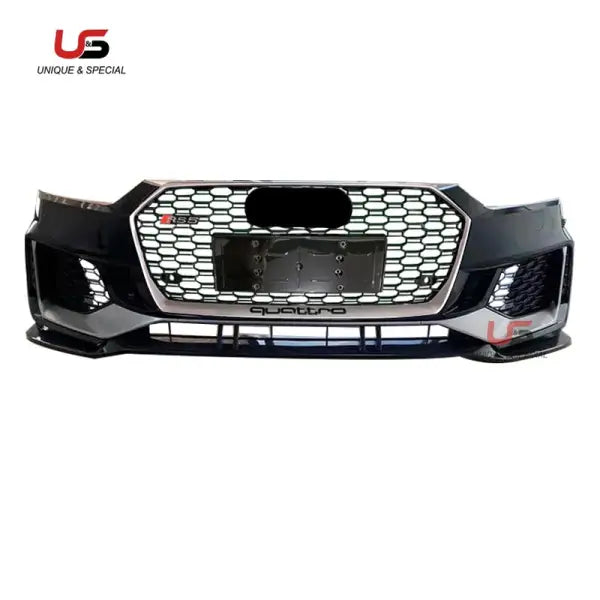 High Quality Auto Body Kit for Audi A5 Facelift Upgrade to RS5 Style Front Bumper with Honeycomb Grille PP Material 2017-2019