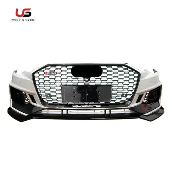 High Quality Auto Body Kit for Audi A6 C8 Upgrade to RS6 Special Design Front Bumper with Grille PP Material 2019-2020