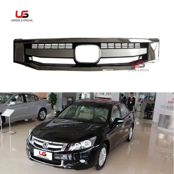 High Quality Brand Car Chrome Front Grille for 2008 2009 2010 Honda Accord Sport Front Bumper Upper Grille 71121-TA0-H00