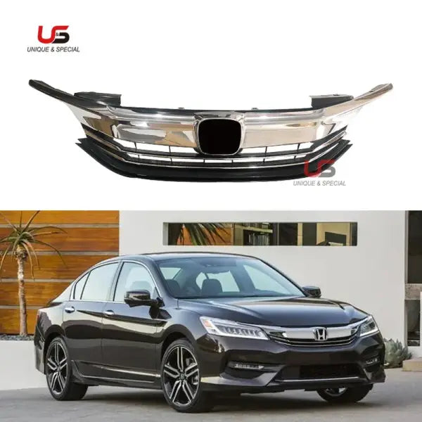 High Quality Car Chrome Front Grille for 2016 2017 2018 Honda Accord American Front Bumper Upper Grille OEM 71121-T2FX-A5