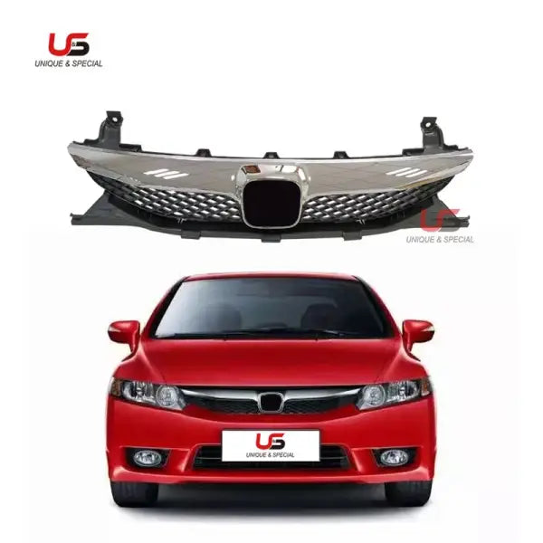 High Quality Car Chrome Front Grille for 2009 2010 2011 Honda Civic Front Bumper Upper Grille OEM 71121-SNA-A50