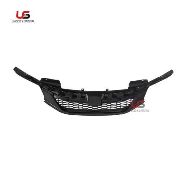 High Quality Car Full Black Front Grille for 2016 2017 9Th Honda Accord American Sport Front Bumper Upper Grille