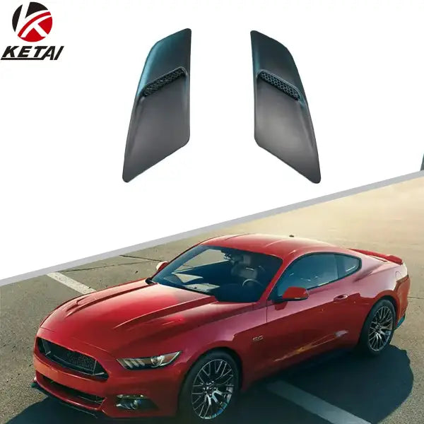 High Quality GT5.0 Style ABS Car Bumper Hood Vents for Mustang 2015-2017