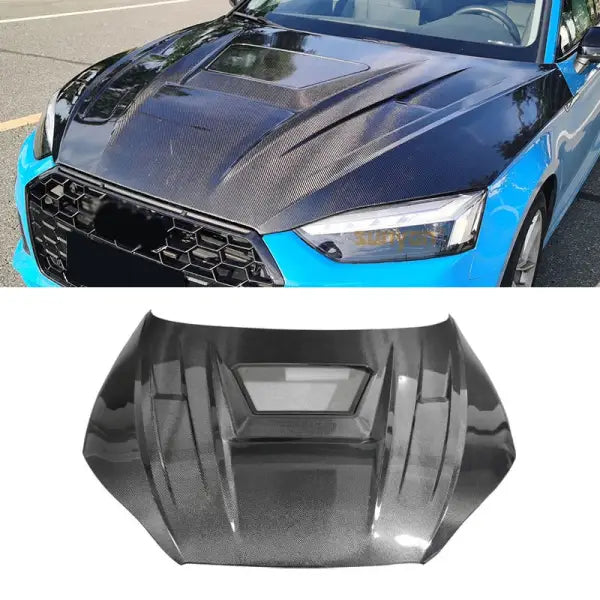 High Quality Real Carbon Fiber Clear Glass Front Bumper