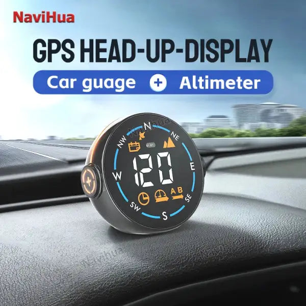 HUD Head up Displays GPS Car Altitude Meter Dual-Mode Chip Gesture Recognition USB Power Supply Universal H600G