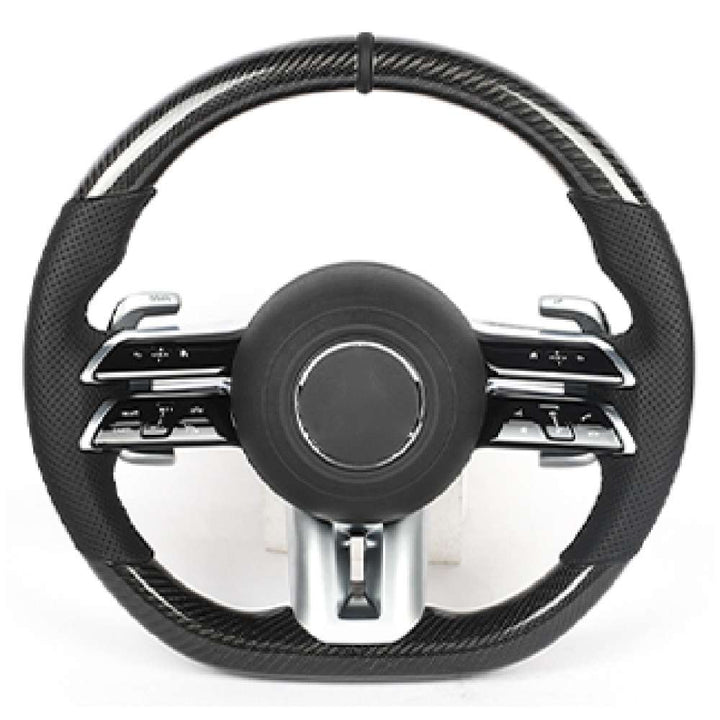 Car Craft Compatible With Mercedes A B C E S G V M Class Ml Gl Gla Glb Glc Gle Gls Slk G55 G63 G Wagon Eqs Upgraded Custom Amg Brabus Maybach Full Steering Wheel Style 2bcd9 CC-8140 - CAR CRAFT INDIA