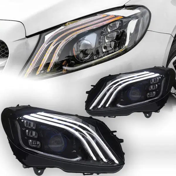 Car Lights for Benz W205 LED Headlight Projector Lens 2014-2020 C180 C200 C260 C300 DRL Head Lamp Automotive
