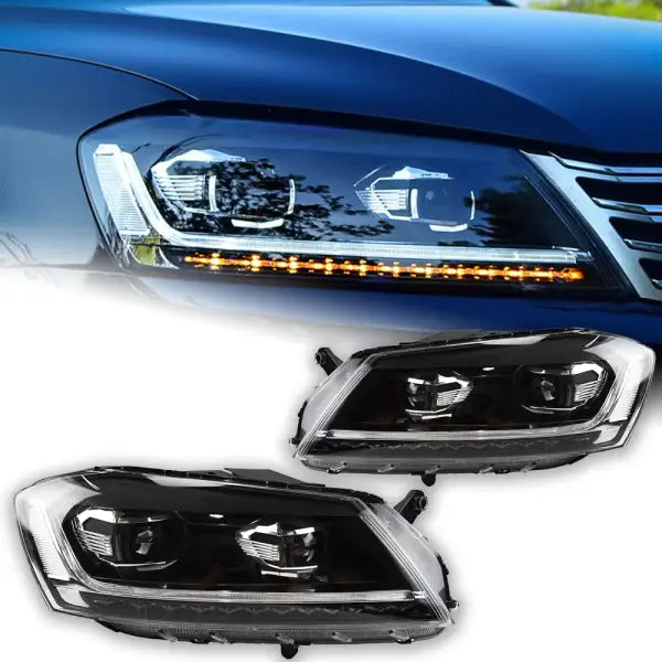 Car Lights for VW Passat B7 LED Headlight Projector Lens 2012-2015 Magotan Dynamic Signal DRL Head Lamp
