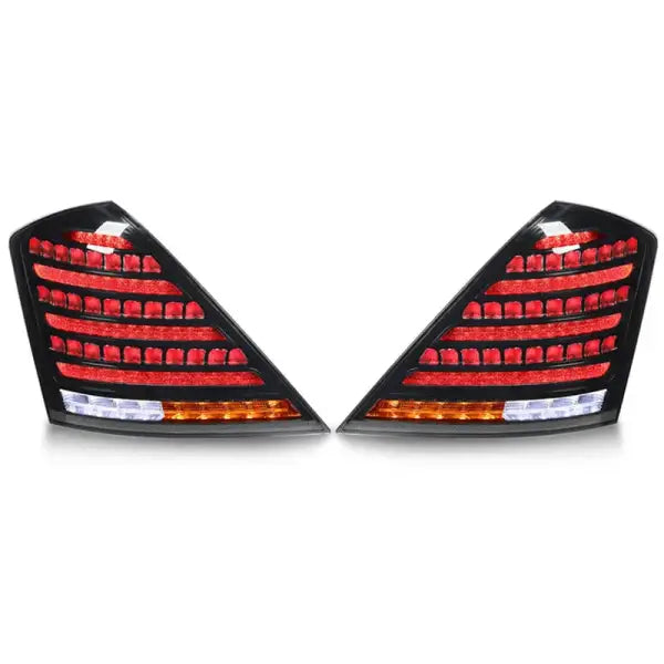 For Maybach Style LED Taillight Assembly Rear Brake Lamp Turn Signal Light Replacement S‑Class W221 Sedan 2006-2013