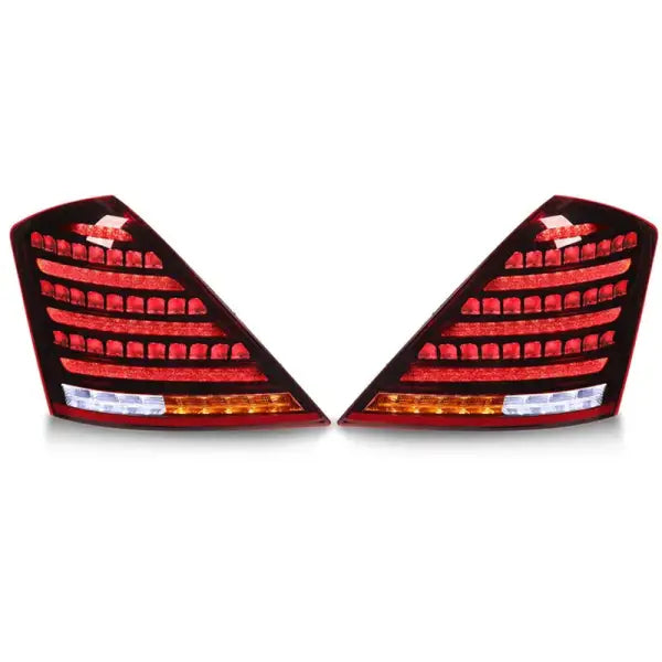 For Maybach Style LED Taillight Assembly Rear Brake Lamp Turn Signal Light Replacement S‑Class W221 Sedan 2006-2013