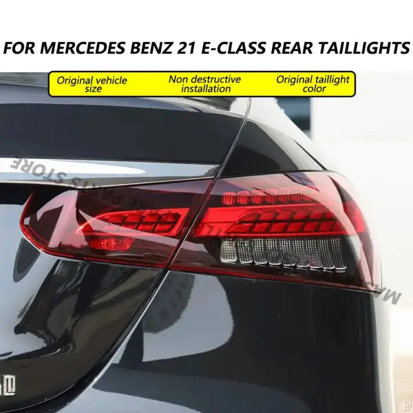 For Mercedes Benz E-Class W213 Tail Light 2021-2023 E200L E260 E300 E200 E260L E300L Modified LED Taillight Assembly