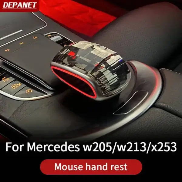 Mouse Armrest Support for Mercedes W205 Mouse Atmosphere Light 2020-2021 E W213 Glc X253 Eqc Cls W218 Interior Accessories