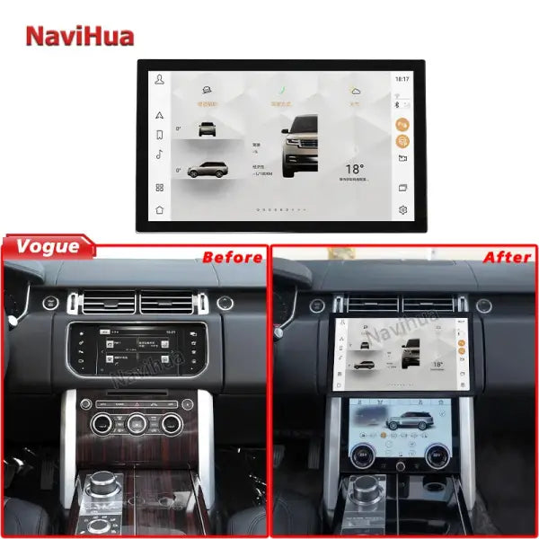 New Design 13.3 Inch Car Navigation Multi-Touch Screen for Land Range Rover Vogue 2013-2016 Range Rover Sport 2014-2016