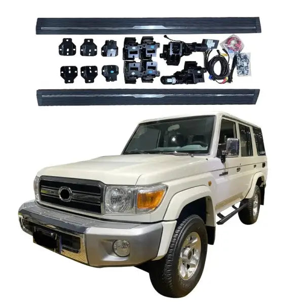 Noble 4X4 Aluminium Electric Side Step Running Board for Toyota Land Cruiser LC76 Power Boards