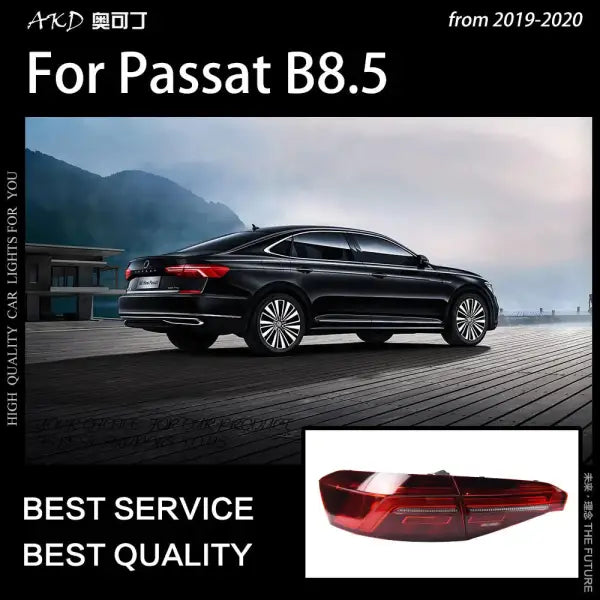 Passat B9 Tail Lamp 2019-2020 New Passat B8.5 US Version LED Tali Light DRL Dynamic Signal Rear Lamp