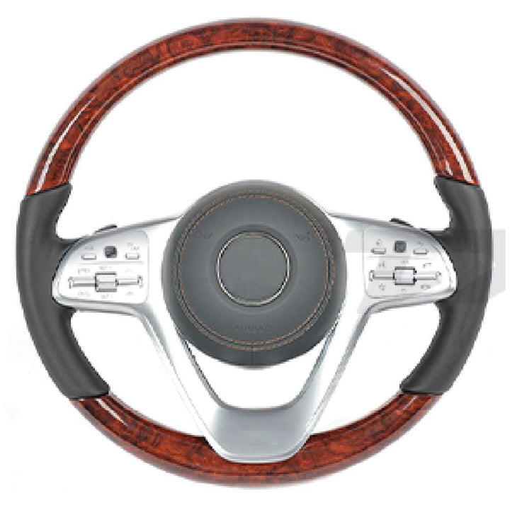 Car Craft Compatible With Mercedes A B C E S G V M Class Ml Gl Gla Glb Glc Gle Gls Slk G55 G63 G Wagon Eqs Upgraded Custom Amg Brabus Maybach Full Steering Wheel Style 2 Bcg51 CC-8158 - CAR CRAFT INDIA